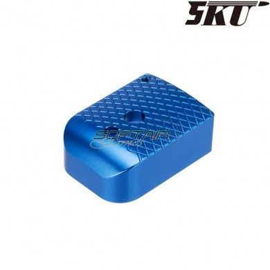 BLUE type 4 magazine base for MARUI hi-capa pistol 5ku (5ku-gb-263-bl)