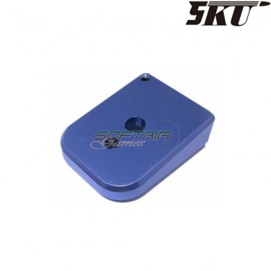 BLUE type 6 magazine base for MARUI hi-capa pistol 5ku (5ku-gb-265-bu)