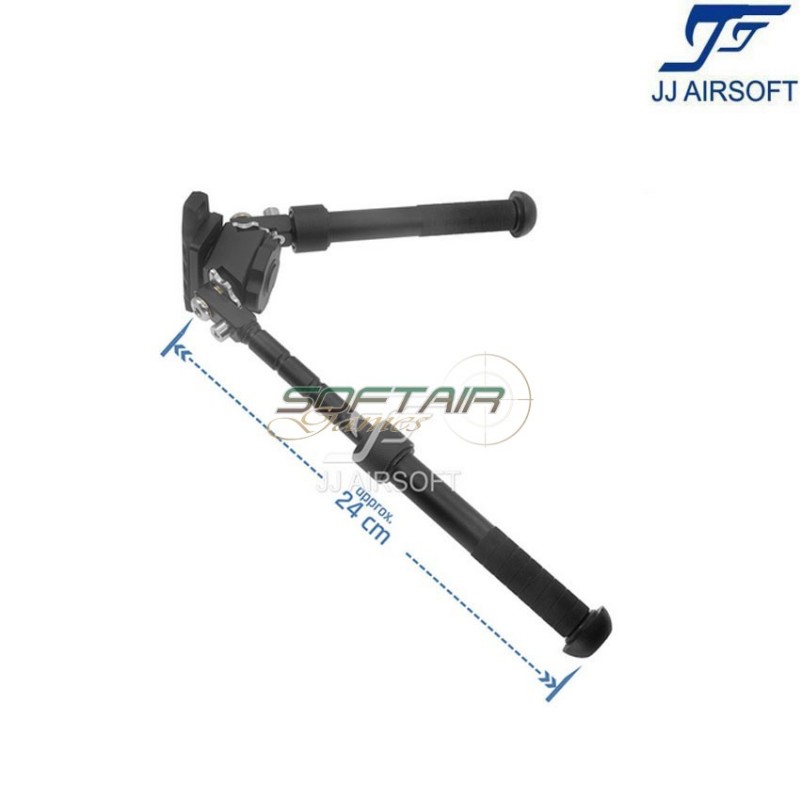 BT10 V8 Atlas Bipod per KeyMod/LC NERO jj airsoft (ja-1117-bk)