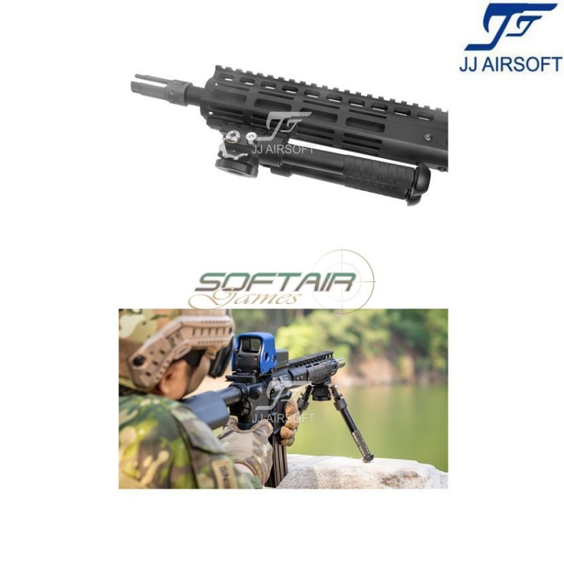 BT10 V8 Atlas Bipod per KeyMod/LC NERO jj airsoft (ja-1117-bk)
