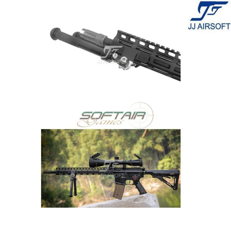 BT10 V8 Atlas Bipod side mount for KeyMod/LC NERO jj airsoft (ja-1120-bk)