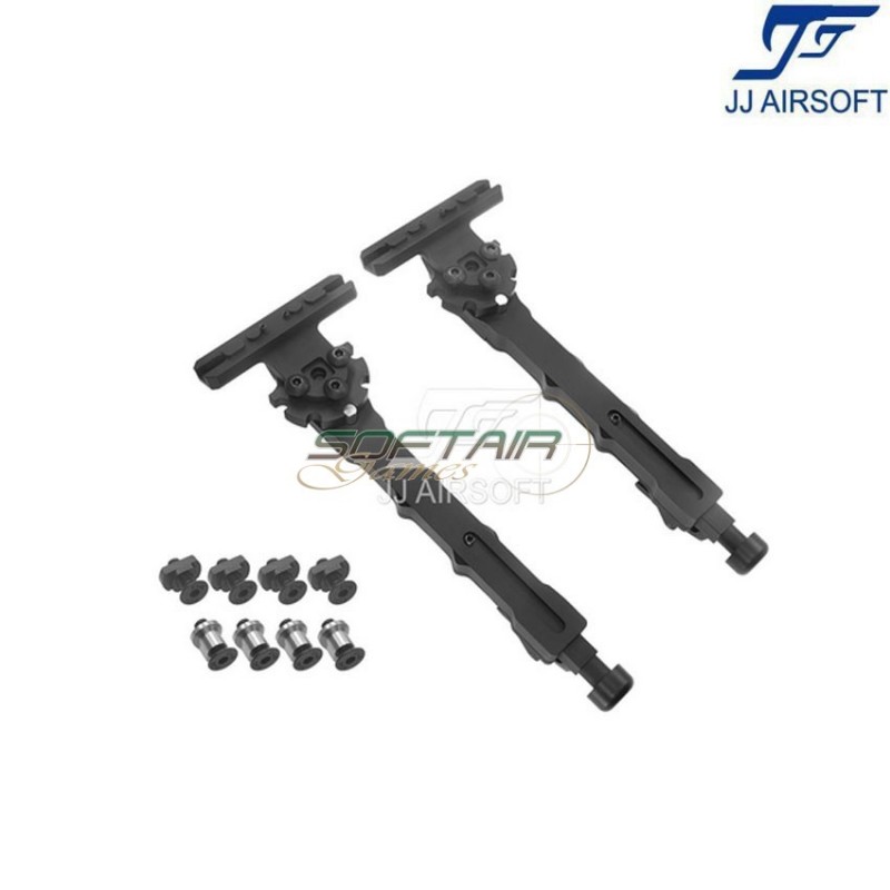 Accutac SR-5 Bipod side mount per KeyMod/LC NERO jj airsoft (ja-1121-bk)