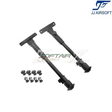 Standard swivel Bipod side mount per KeyMod/LC NERO jj airsoft (ja-1122-bk)