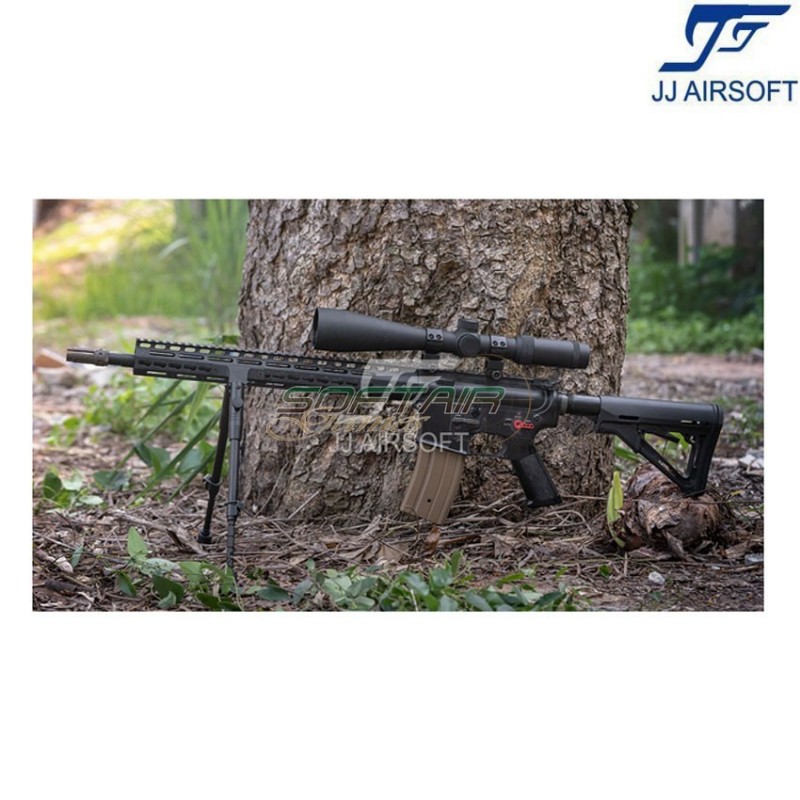 Standard swivel Bipod side mount per KeyMod/LC NERO jj airsoft (ja-1122-bk)