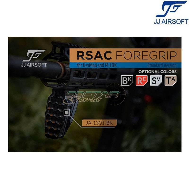 RSAC Foregrip per KeyMod & LC ARGENTO jj airsoft (ja-1301-sv)