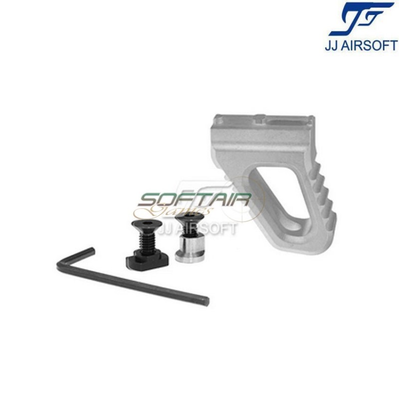 MF hand stop/foregrip per KeyMod & LC ARGENTO jj airsoft (ja-1304-sv)