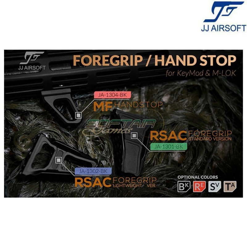 MF hand stop/foregrip per KeyMod & LC TAN jj airsoft (ja-1304-tan)