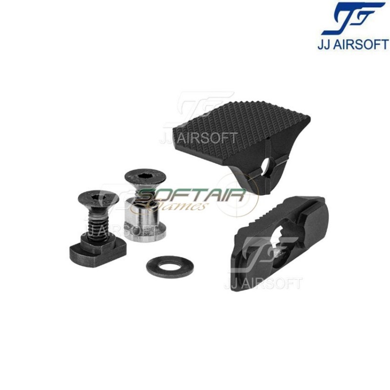 TMRS V2 adjustable Universal Thumb Rest KeyMod & LC BLACK jj airsoft (ja-1307-bk)