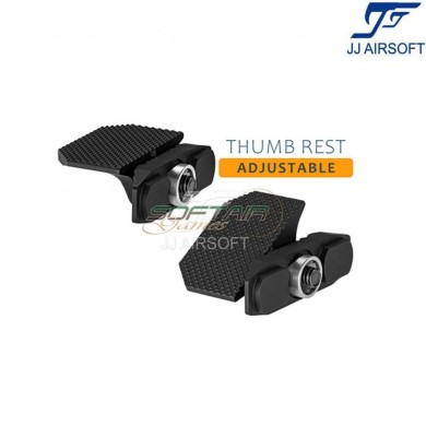 TMRS V2 adjustable Universal Thumb Rest KeyMod & LC BLACK jj airsoft (ja-1307-bk)