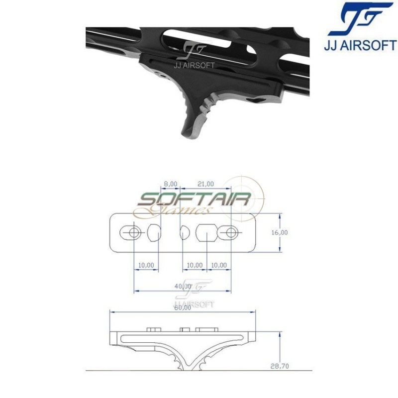 Serrated Scale Stop for LC RED jj airsoft (ja-1368-re)