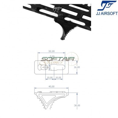 RS KAVE Bi-Directional Stop for LC GREY jj airsoft (ja-1372-gr)