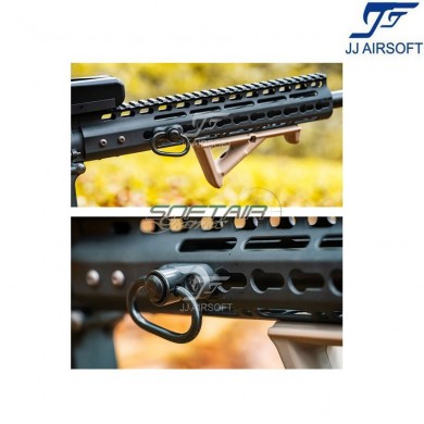 QD Sling Swivel Mount NERO per KeyMod & LC jj airsoft (ja-2977-bk)