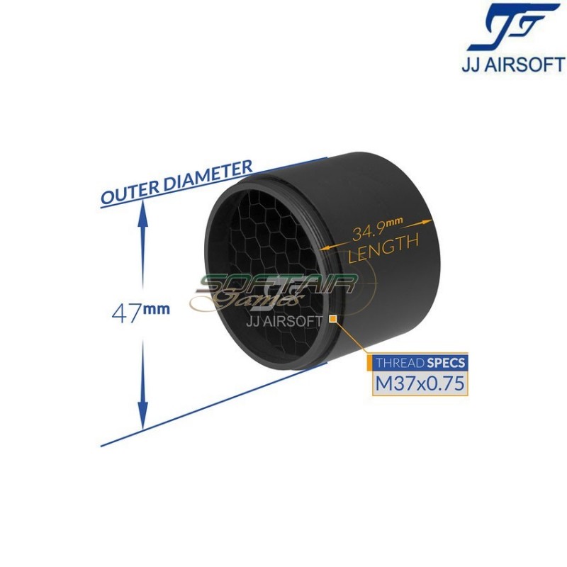 Killflash NERO per 3-9x40 jj airsoft (ja-5369-bk)