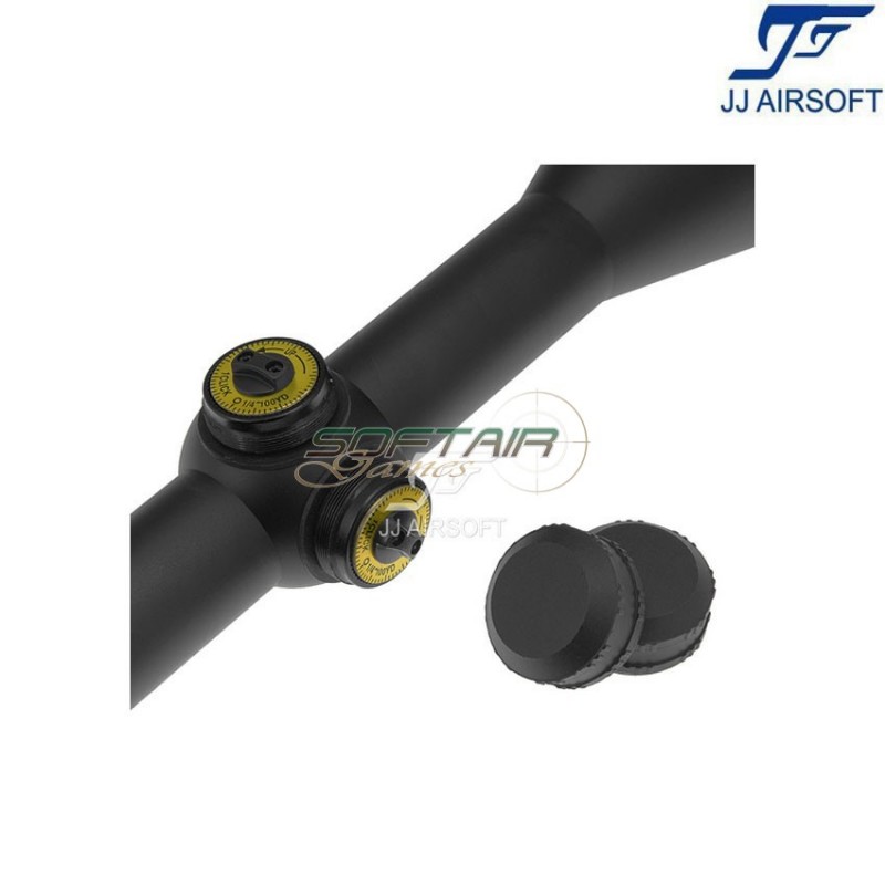 Ottica 3-9x50E NERA con anelli jj airsoft (ja-5370-bk)