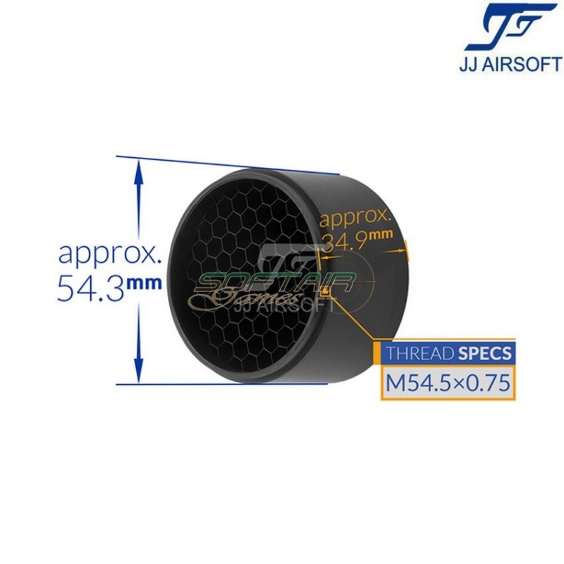 Killflash NERO per 3-9x50 jj airsoft (ja-5371-bk)