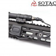 MOD-D bottone tattico NERO per torcia sotac (sg-mod-d-bk)