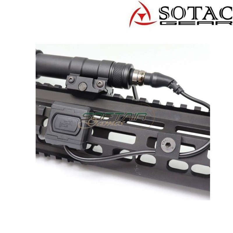 MOD-D bottone tattico DARK EARTH per torcia sotac (sg-mod-d-de)