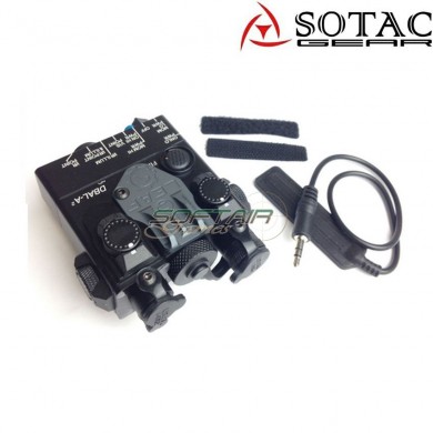 Dbal-a2 peq GREEN laser/torcia/ir point NERO sotac gear (sg-jgq-3-bk-green)