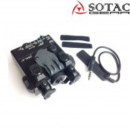 Dbal-a2 peq GREEN laser/flashlight/ir point BLACK sotac gear (sg-jgq-3-bk-green)