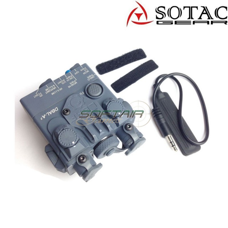 Dbal-a2 peq GREEN laser/flashlight/ir point GREY sotac gear (sg-jgq-3-gy-green)