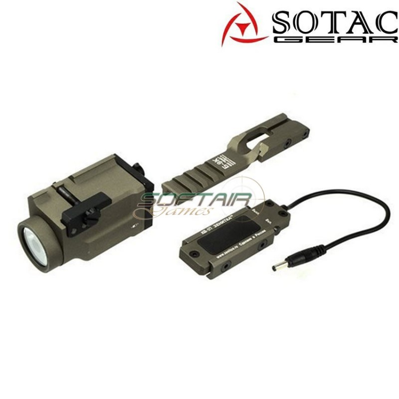 Flashlight KIT ak zen. style K2 DARK EARTH sotac (sg-sd-80-ak-sd-de)