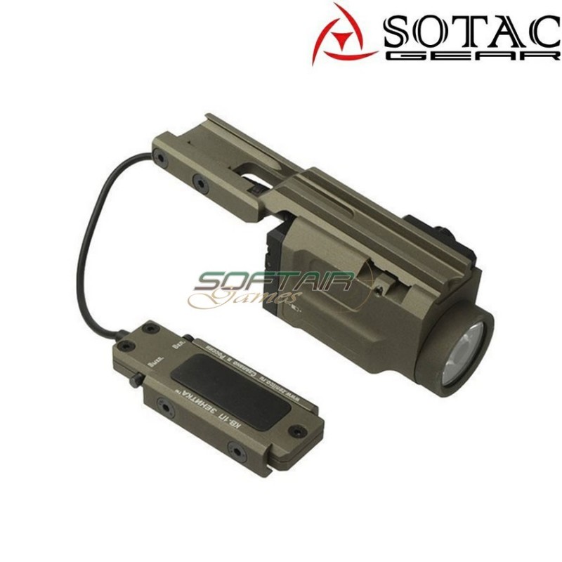 Flashlight KIT ak zen. style K2 DARK EARTH sotac (sg-sd-80-ak-sd-de)