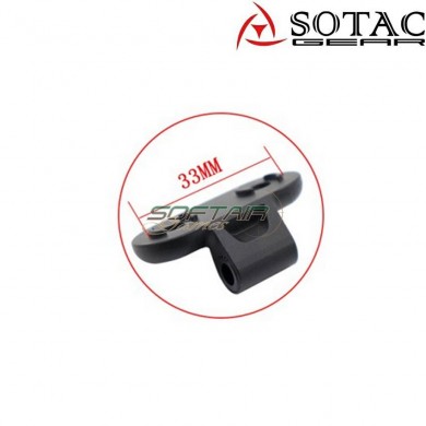 Flashlight off set mount DF adjustable LC BLACK sotac (sg-df-bk)