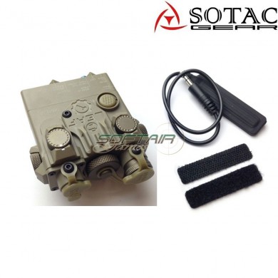 Dbal-a2 peq RED laser/flashlight DARK EARTH sotac gear (sg-jgq-05-de-red)