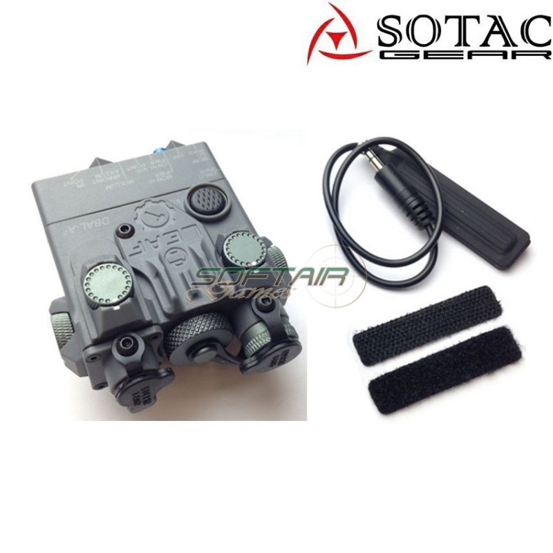 Dbal-a2 peq RED laser/torcia GRIGIO sotac gear (sg-jgq-05-gy-red)