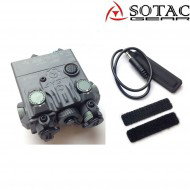 Dbal-a2 peq RED laser/torcia GRIGIO sotac gear (sg-jgq-05-gy-red)