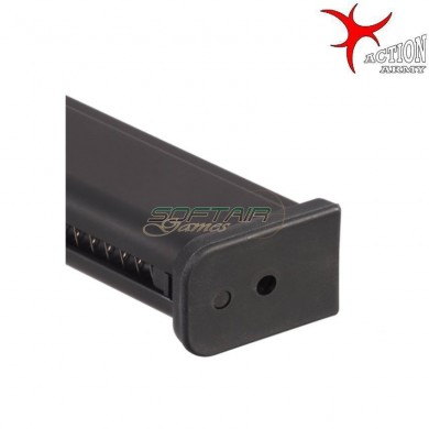 LONG 50bb gas magazine for aap01 assassin BLACK action army (aa-u01-021)