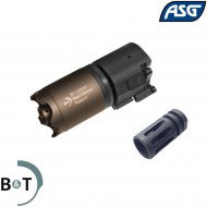 ROTEX-V blast QD silencer 95mm MUD BROWN b&t asg (asg-asg290-fde)