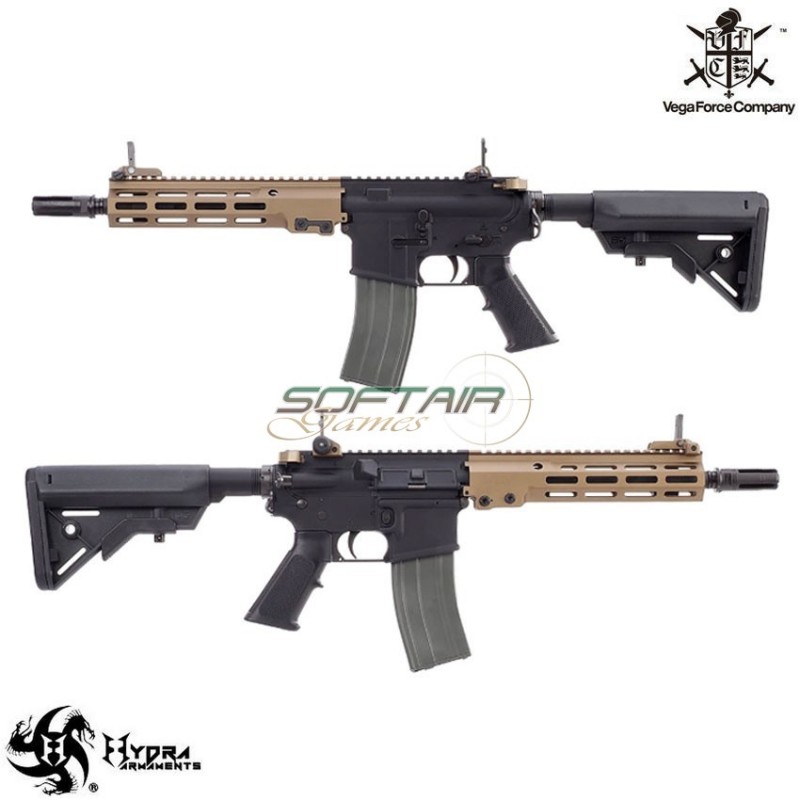 Fucile a gas M4 Mk16 Urg-I 10.3" CQB scarrellante two tone hydra vfc (vf2-m4_urgi_s-tb01)