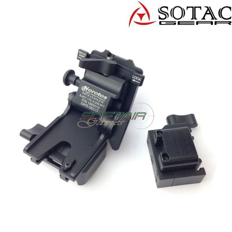 Mount helmet NVG-01 set BLACK sotac (sg-nvg-01-bk)