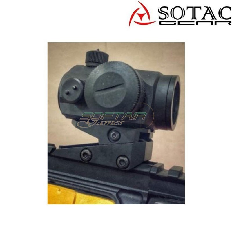 Mount slide Ele. style NERO per T1/T2/RMR/MRO Sotac (sg-jq-056-bk)