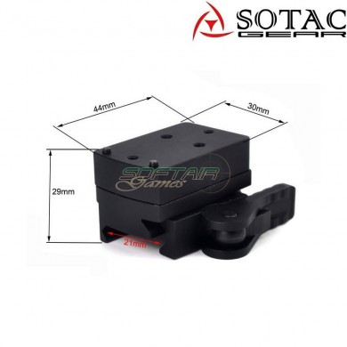 Mount TRI Type for Docter BLACK sotac (sg-doc-mount-bk)