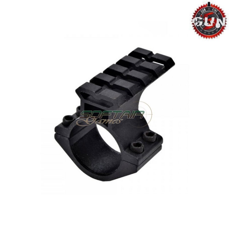 Canna/ottica Mount 20mm Rail per tubo da 1" Gun Five (gf-t4)
