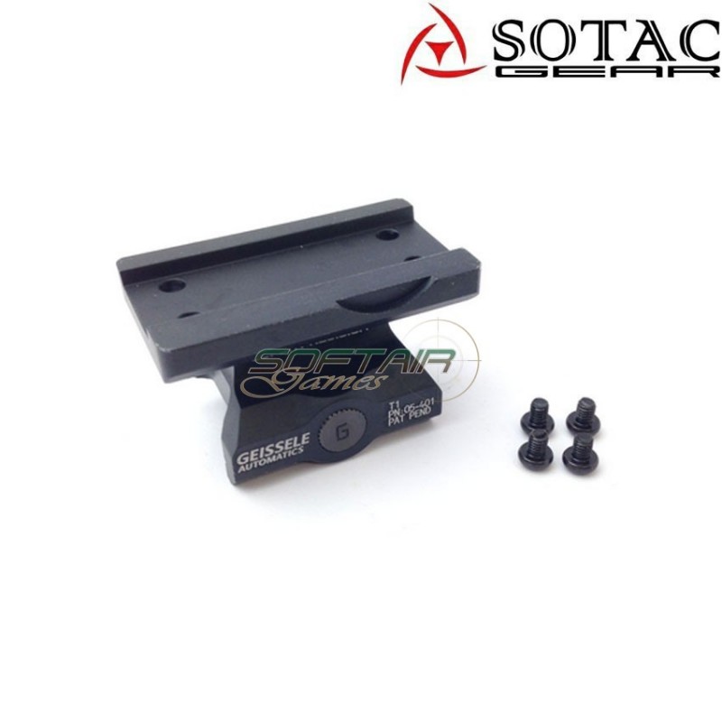 Mount gei. style T1/T2 type S BLACK sotac (sg-jq-gei-bk-s)