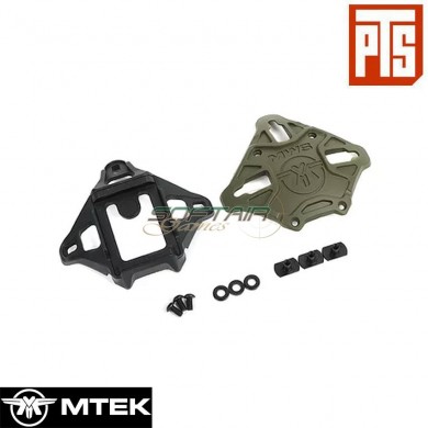 MTEK FLUX Shroud with NVG mount BLACK/OD GREEN pts® (pts-mf101140340)