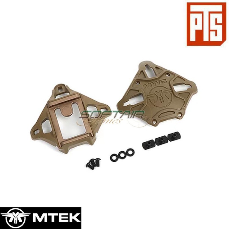 MTEK FLUX Shroud con NVG mount COYOTE pts® (pts-mf101140351)