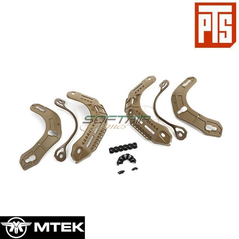 MTEK FLUX LC Accessory Rails COYOTE pts® (pts-mf102140351)