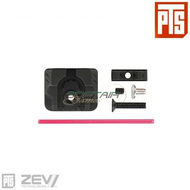 ZEV Combat Sight TM GLOCK Front & Rear BLACK pts® (pts-zv008490307)
