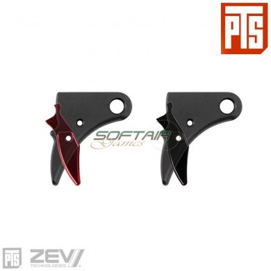 ZEV Fulcrum Adjustable Trigger TM GLOCK BLACK/RED pts® (pts-zv013490307)