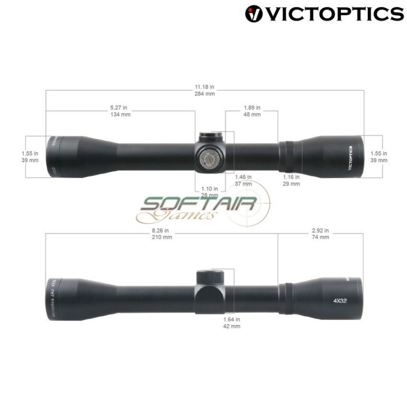 Ottica JAV 4x32 NERA victoptics (vi-opsl19)