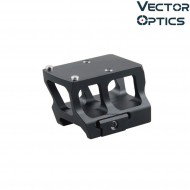 MOJ Red Dot Sight Cantilever Picatinny Riser Mount BLACK vector optics (ve-scra-71)
