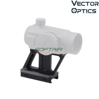 1.5" Profile Cantilever Picatinny Riser Mount BLACK vector optics (ve-mav-p15)