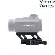 1" Profile Cantilever Picatinny Riser QD Mount BLACK vector optics (ve-mav-qd10)