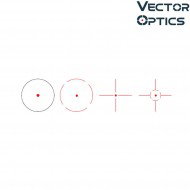 Ratchet 1x23x34 Red Dot Sight BLACK vector optics (ve-scrd-23)
