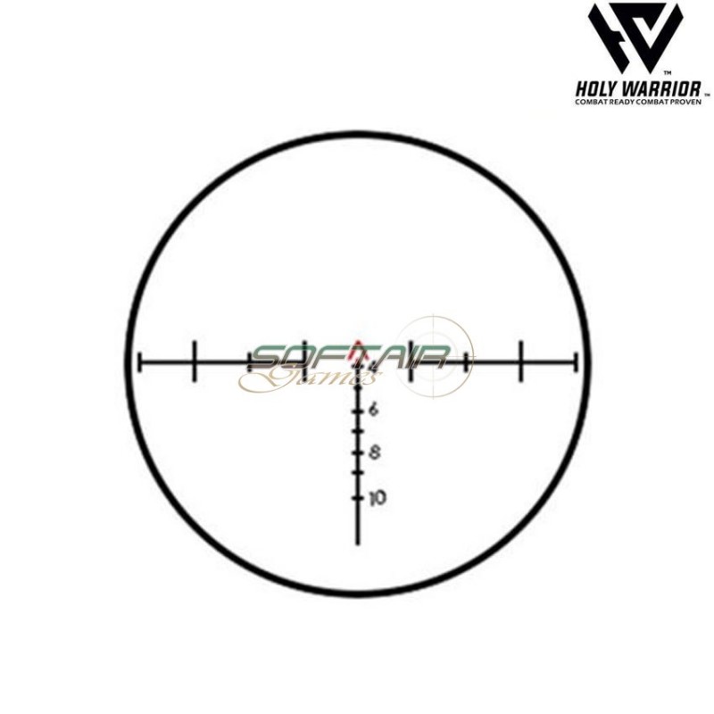 Scope 4X ACOG TA31 RED fiber mod.2 BLACK holy warrior (hwr-49-bk)