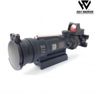 Scope 5X TA11 sniper ACOG RED fiber BLACK + LAR. mount + RMR holy warrior (hwr-55-bk)